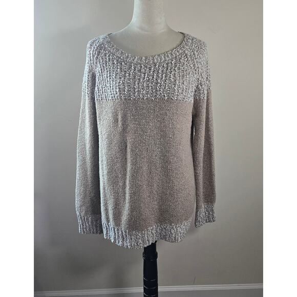 Fate Clarina Textured Sweater Taupe / Beige Size XL - Picture 6 of 7